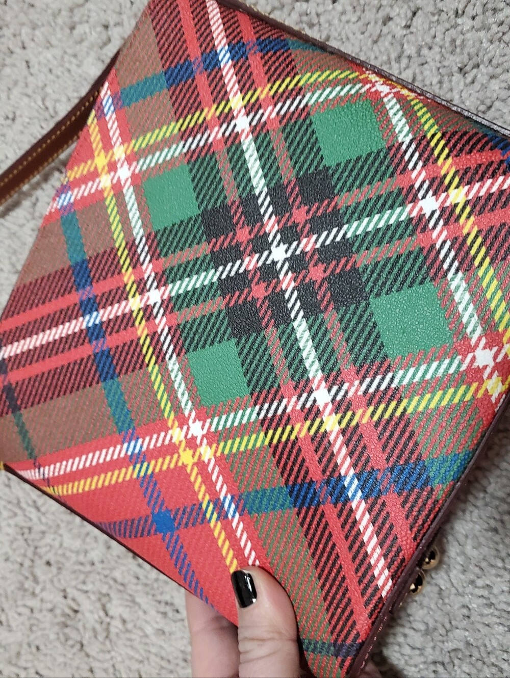 Dooney And Bourke Tartan Small Crossbody Bag - Picture 7 of 10